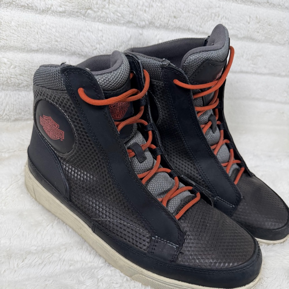 HARLEY DAVIDSON D96263 SIZE 11 M GREY Vardon Carbon Riding Sneaker Motorcycle